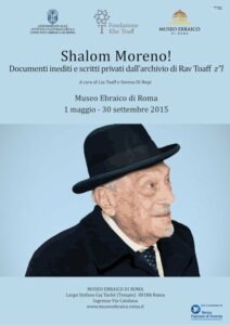Shalom Moreno – Toaff 1915 – 2015 100