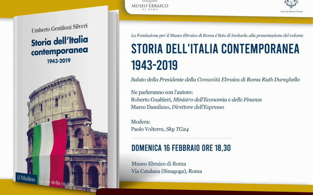 Presentation of the volume: “Storia dell’Italia contemporanea 1943-2019”