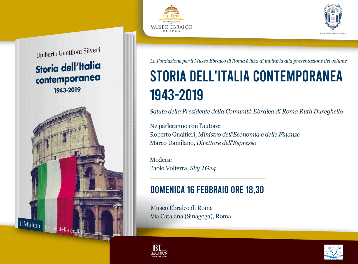 Presentation of the volume: "Storia dell'Italia contemporanea 1943-2019" 1